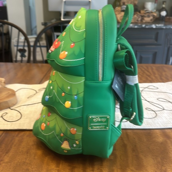 LOUNGEFLY women’s Disney Chip and Dale Tree Ornament Figural Backpack - Picture 10 of 16
